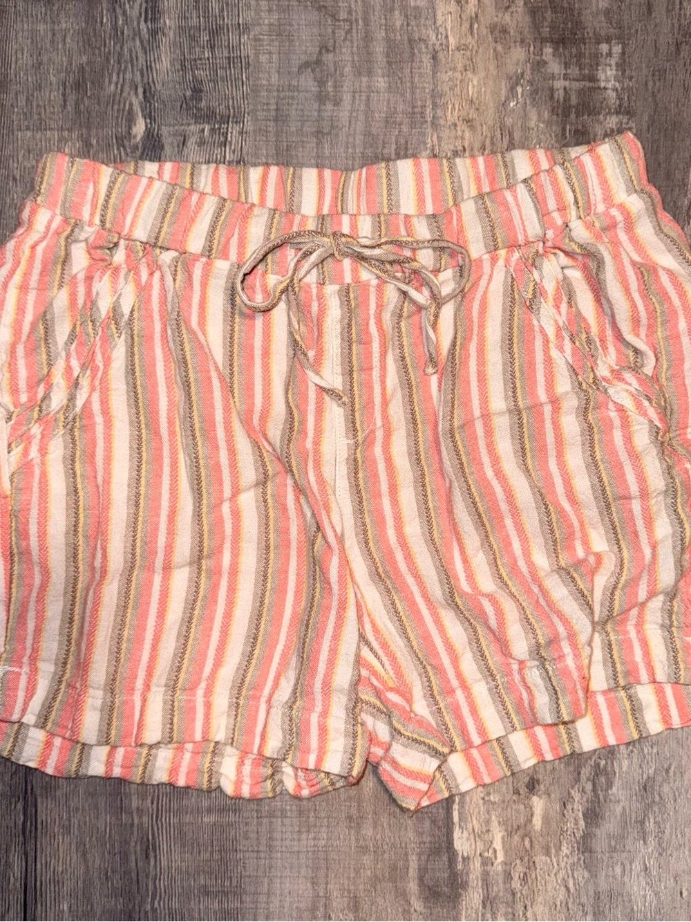 Briggs Striped Drawstring Shorts